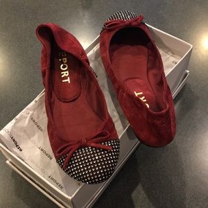 Report Embellished Ballet Flats